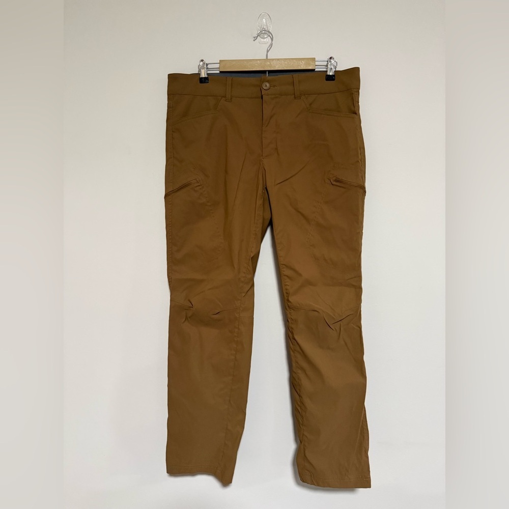 Eddie Bauer Men's Brown Hiking Outdoor Pants Size 36x30 Utility Gorpcore